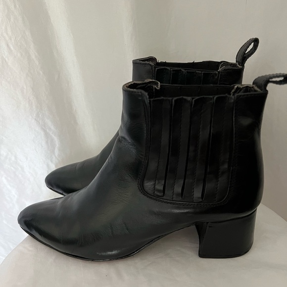 Freebird by Steven Black Leather Ankle Boots US 11 - Picture 1 of 9